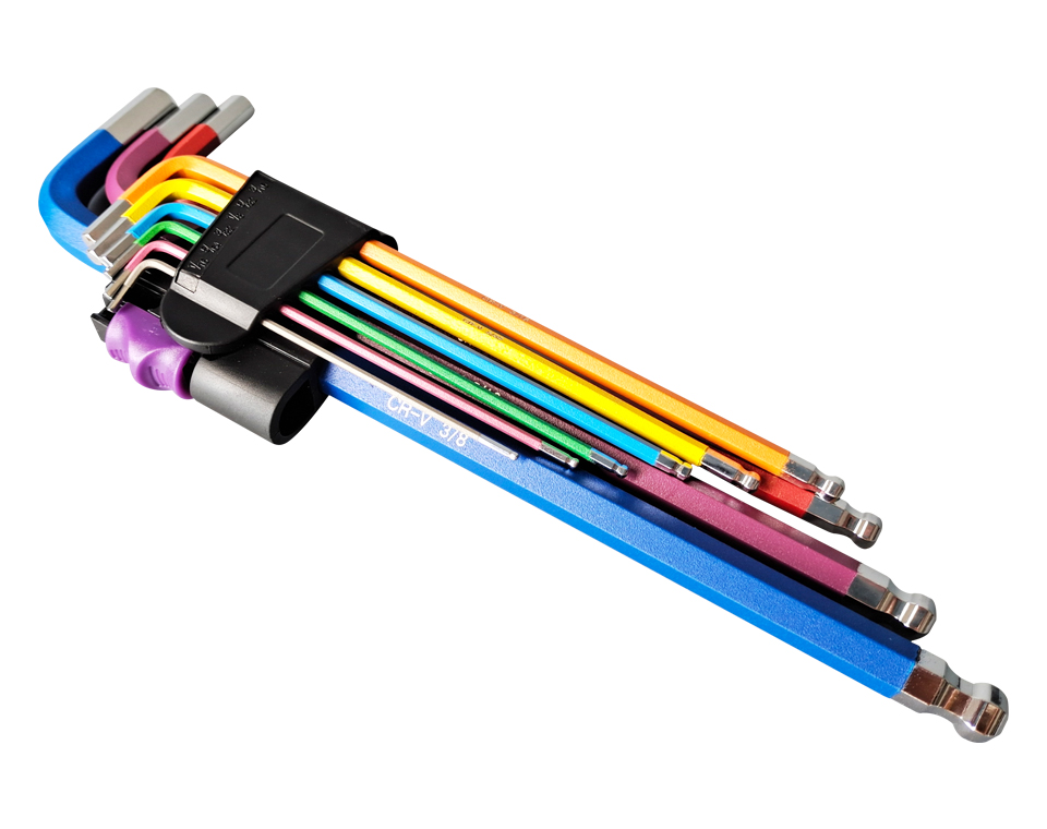 9件套多彩內(nèi)六角扳手