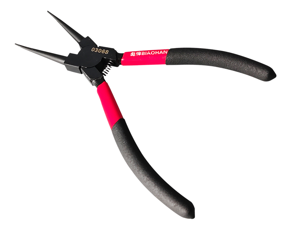 鉻釩鋼德式卡簧鉗（內直）